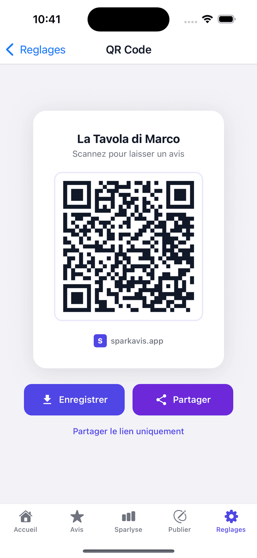 Request Google reviews with a smart QR Code