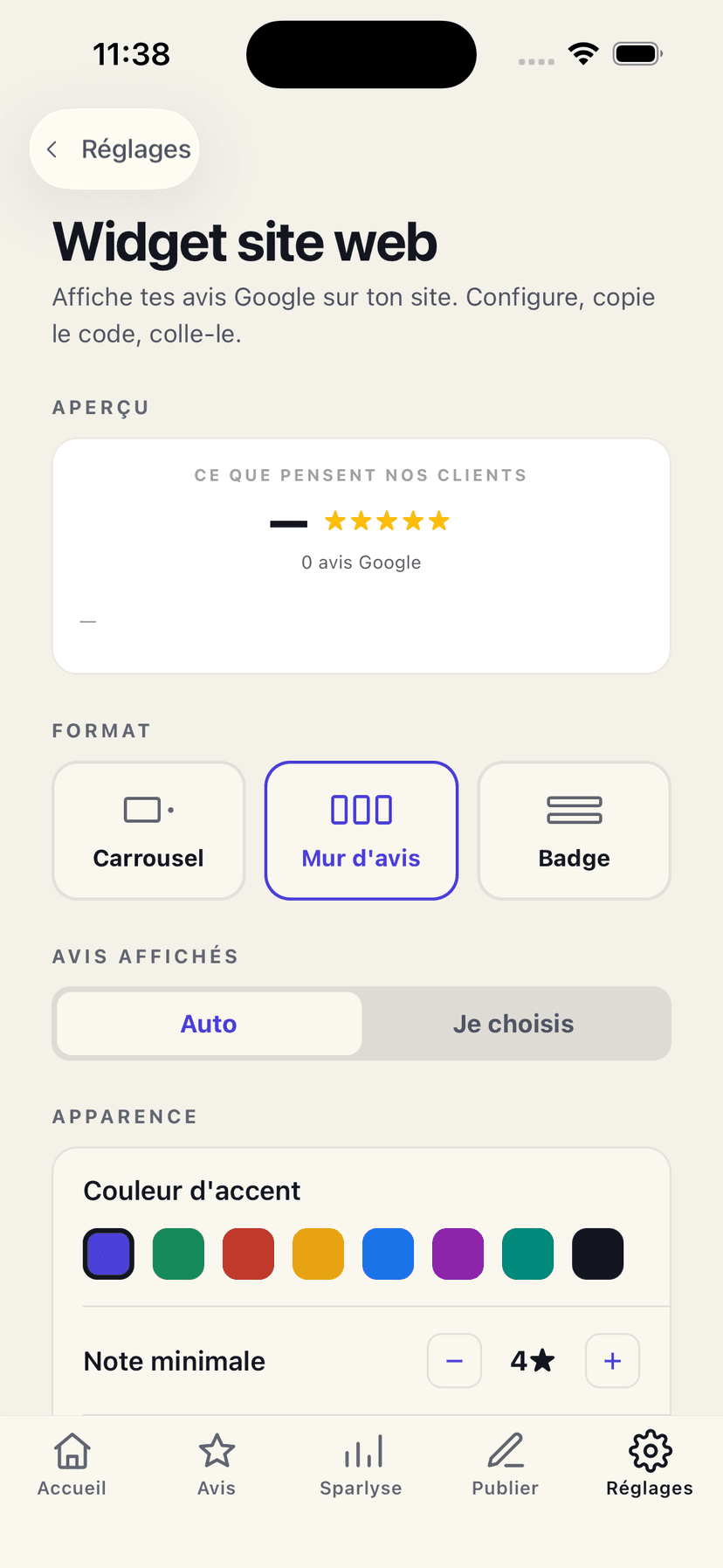 Mostri le recensioni Google sul Suo sito web