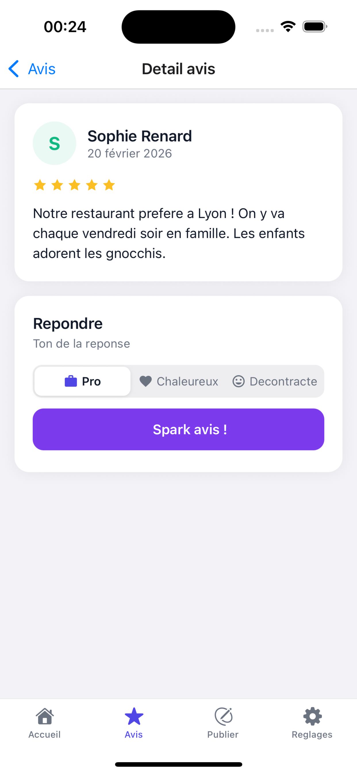 Sparkavis — AI Response